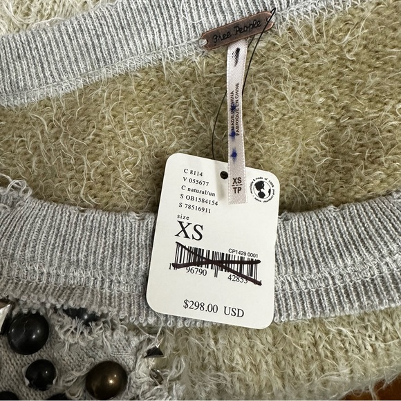 Free People Glam Embellished Pullover Sweater - Picture 11 of 11